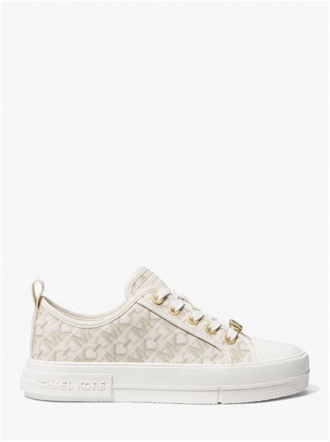 michael kors evy empire signature logo sneaker|michael kors evy empire.